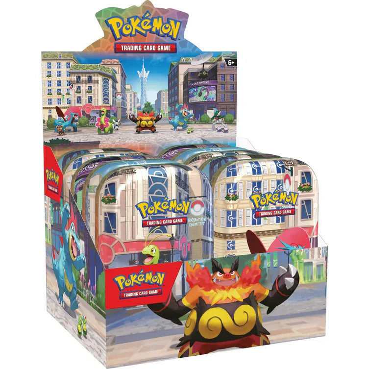 Pokemon TCG Lumiose City Mini Tin (SEALED DISPLAY OF 10 tins)