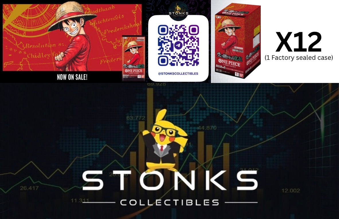 One Piece card game Japan OP-13 Carrying on his will booster box (Factory sealed case of 12 boxes) OP-13