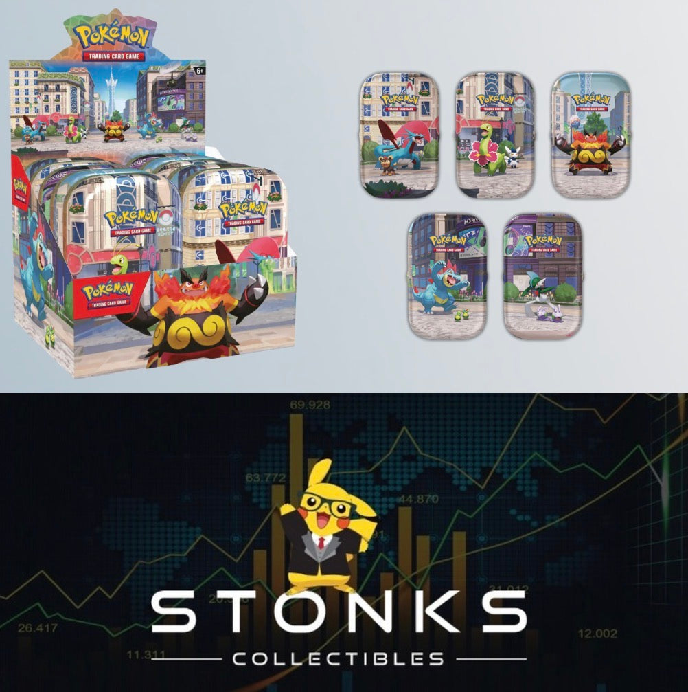 Pokemon TCG Lumiose City Mini Tin (SEALED DISPLAY OF 10 tins)